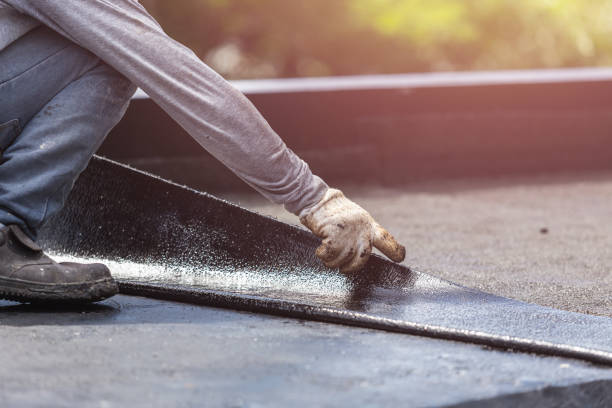 Professional Waterproofing technician working in Cranbury, NJ